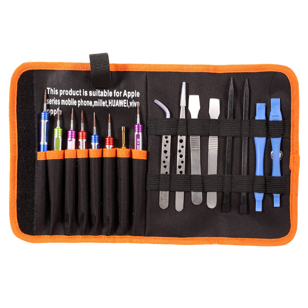 16-In-1 Screwdriver Pry Bar Mobile Phone Repair Tool Kit for iPhone Huawei Etc (SW-1090-6)