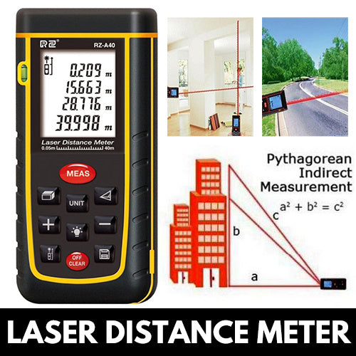 80M Laser Distance Meter Handheld Digital Range Finder Distance Meter Measure Test Tool