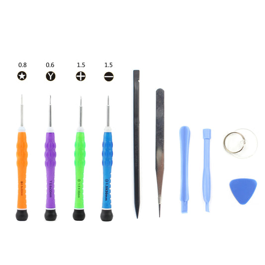 Professional 10-in-1 Screwdriver Pry Disassemble Opening Repair Tool Kit