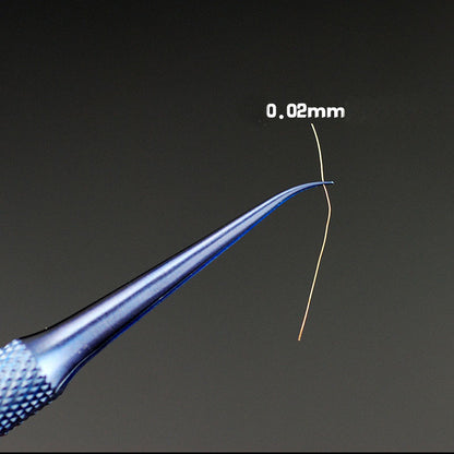 0.15mm Titanium Alloy Fingerprint Jump Wire Tweezer for Mobile Phone Mainboard Maintenance