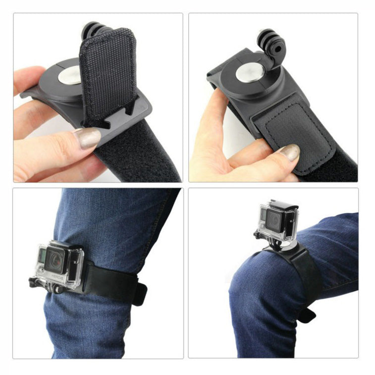 360-Degree Rotary Hand Wrist Arm Leg Strap Mount Set for GoPro 4/3+/3/2/1 Etc