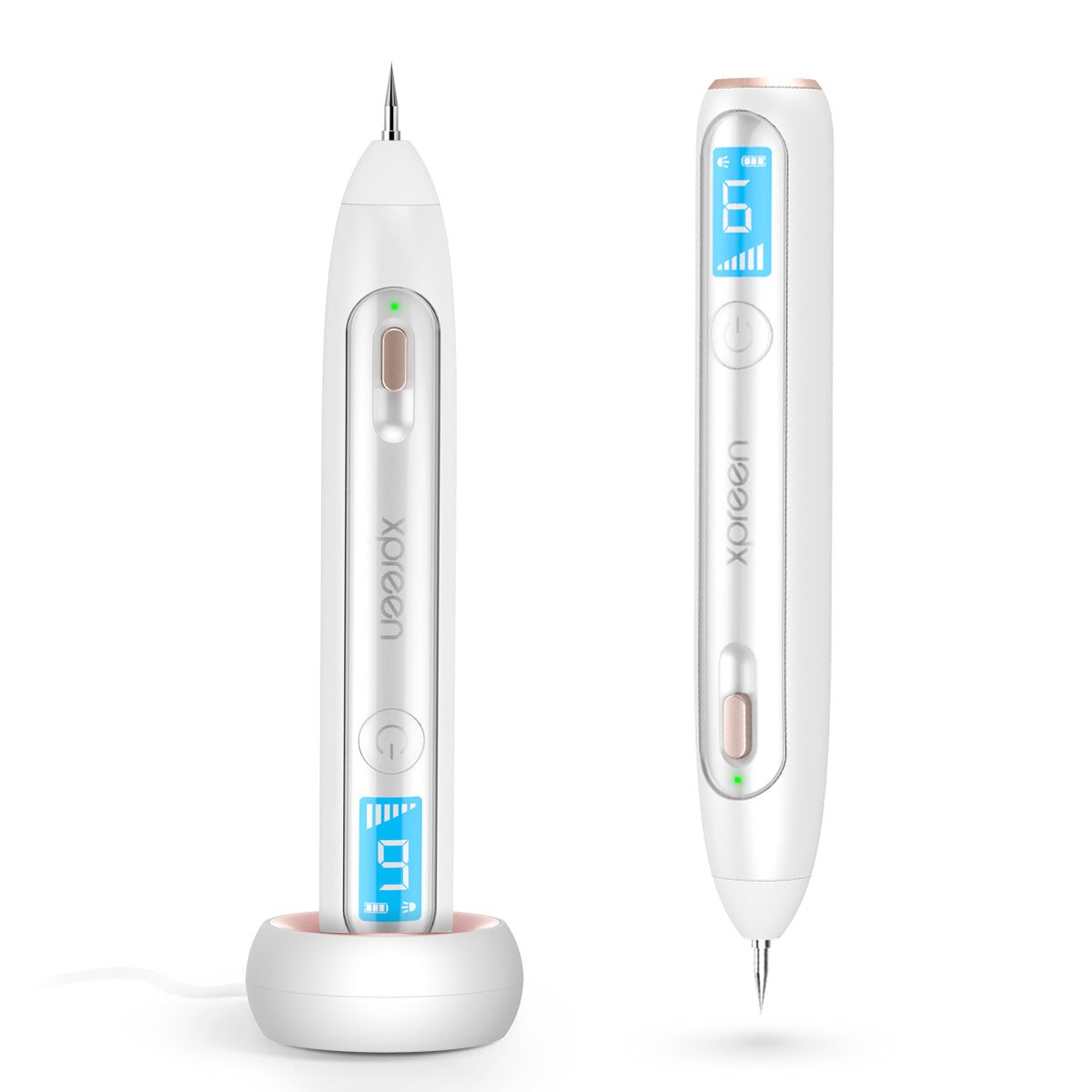 XPREEN XPRE051 Wireless Rechargeable Mole Freckle Dark Spots Tattoo Wart Removal Pen Skin Tag Spot Eraser with LED Screen and Spotlight