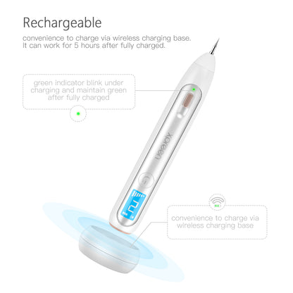 XPREEN XPRE051 Wireless Rechargeable Mole Freckle Dark Spots Tattoo Wart Removal Pen Skin Tag Spot Eraser with LED Screen and Spotlight