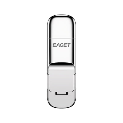 EAGET SU10 USB3.1 Type-C Dual Port U Disk 512GB Solid State Flash Drive Encryption USB Pen Drive Memory Stick