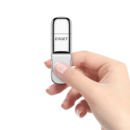 EAGET SU10 USB3.1 Type-C Dual Port U Disk 512GB Solid State Flash Drive Encryption USB Pen Drive Memory Stick