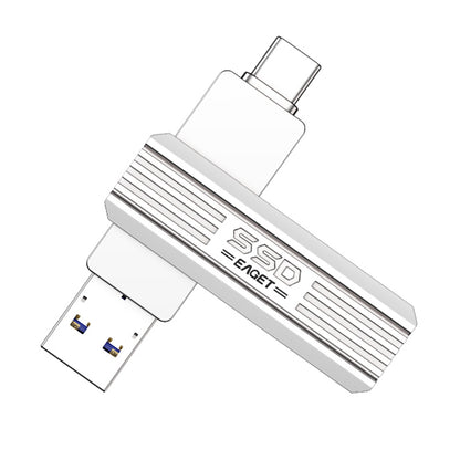 EAGET SU22 128GB 2-in-1 USB3.2 Gen2 + Type-C Flash Drive High Speed Pen Drive Mini Memory Stick U Disk