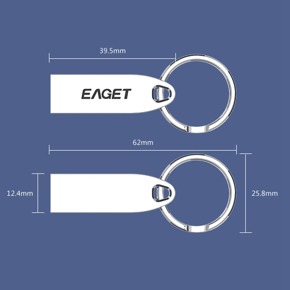 EAGET U3 64G Thumb Drive 480Mbps High Speed USB 2.0 Flash Drive USB Drive Memory USB Stick Data Storage Compatible for Computer/Laptop