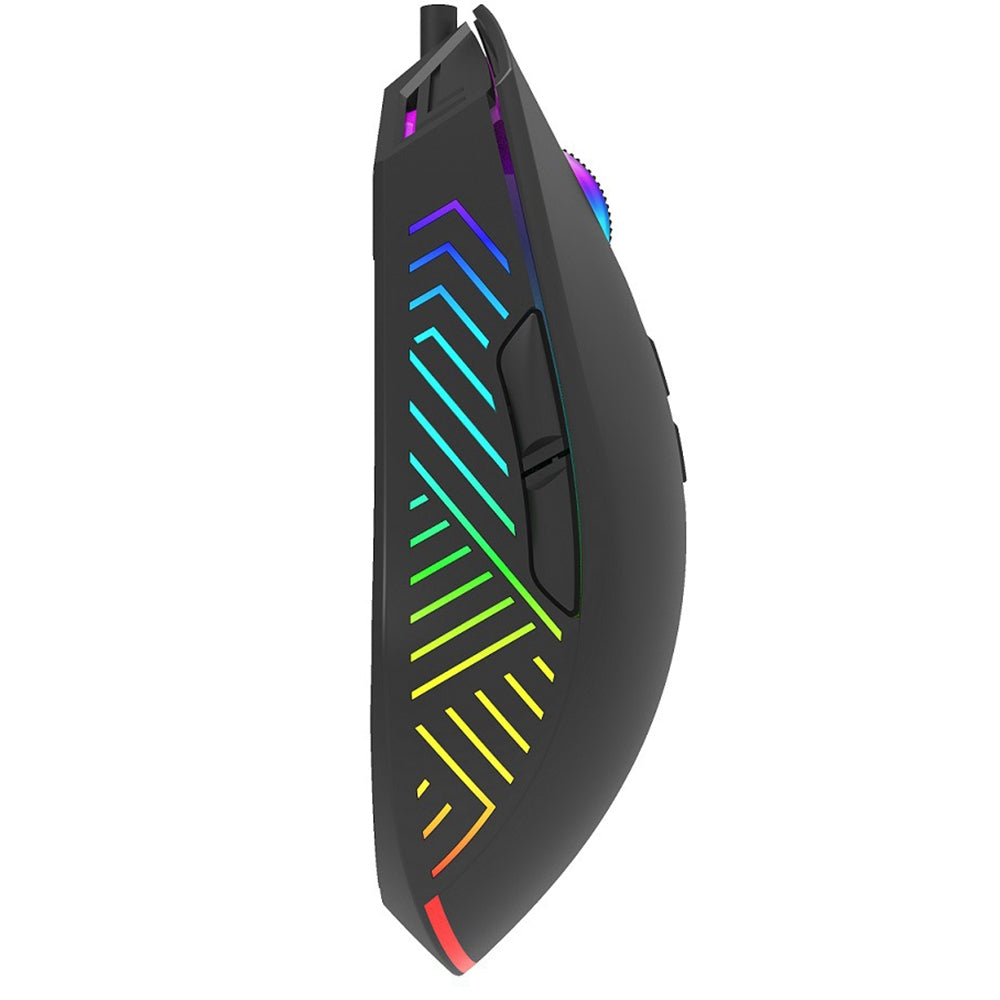 BAJEAL G2 RGB Wired Gaming Mouse Ultralight Ergonomic Computer Mice Supports 6400 DPI, 4 Color Changing Speed Gears