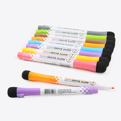 GXIN G-208 12Pcs / Set Dry Erase Markers Whiteboard Markers Ultra Fine Tip Markers for School Office Home