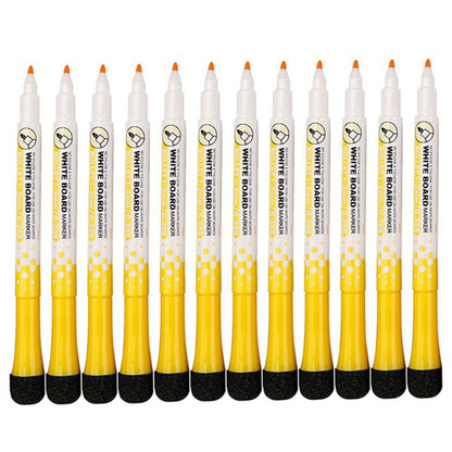 GXIN G-208 12Pcs / Set Dry Erase Markers Whiteboard Markers Ultra Fine Tip Markers for School Office Home