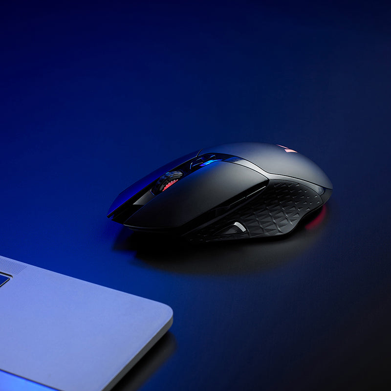 RAPOO V30W Wired Wireless Dual Mode RGB Mouse 10 Keys Programmable Gaming Mouse for Computers, Laptops