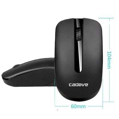 CADEVE K1 Portable 2.4G Wireless Mouse Quiet Ergonomic Computer Mice for PC Notebook Laptop