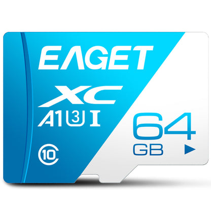 EAGET T1 Micro SD Card Class 10 64GB Memory Card High Speed TF Card for Phones Tablet