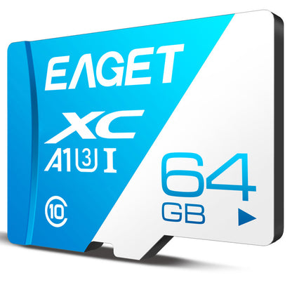 EAGET T1 Micro SD Card Class 10 64GB Memory Card High Speed TF Card for Phones Tablet