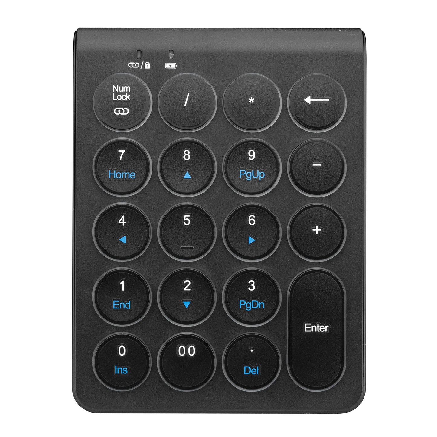 F66 Bluetooth Number Pad Rechargeable Wireless Numeric Keypad Numpad for Financial Accounting Data Entry