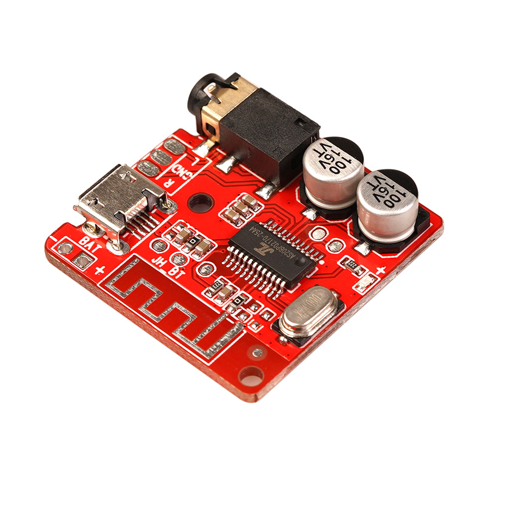 5.0 Bluetooth Audio Receiver Board 3.7-5V Wireless Stereo Audio Amplifier Module