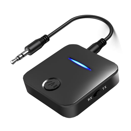 WB5 2 in 1 Bluetooth 5.0 Transmitter Receiver TV PC Car Speaker 3.5mm AUX Audio Adapter