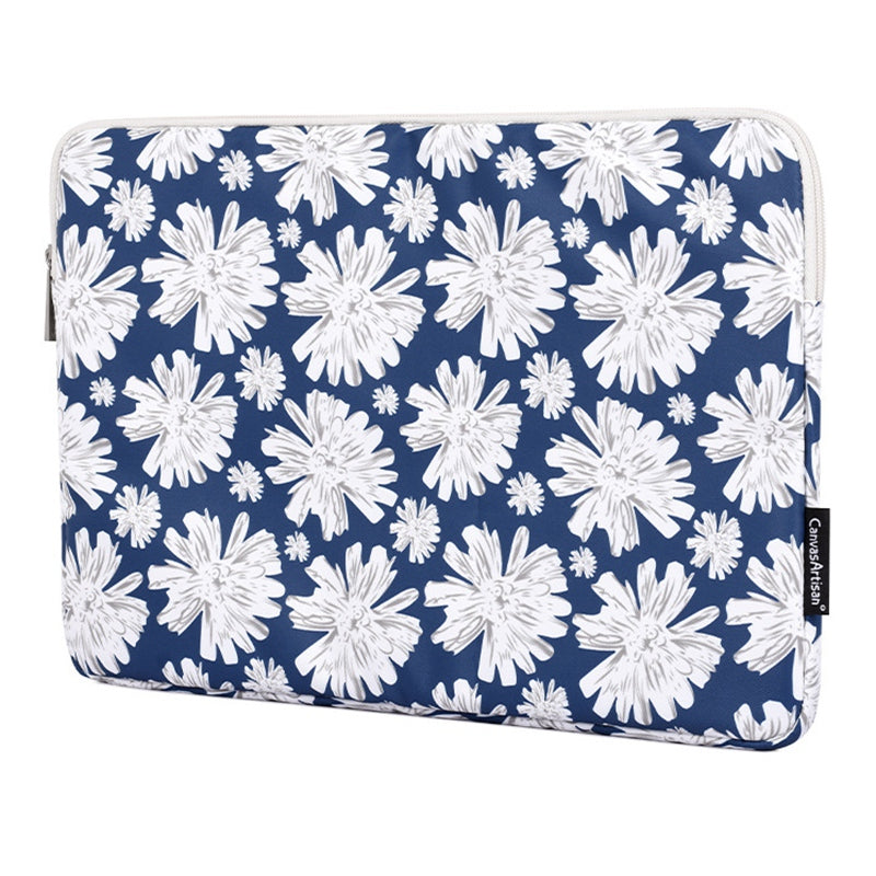 CANVASARTISAN H34-01 11-inch Notebook Shockproof Protective Sleeve Flower Print Laptop Carrying Bag