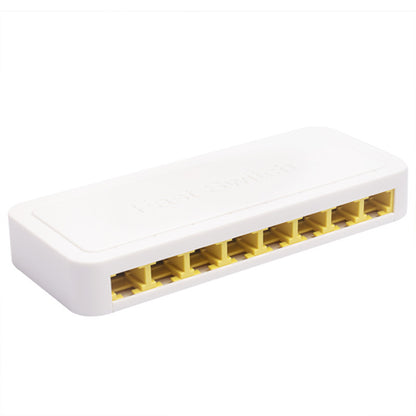 TXE059 Mini Size 8 Ports 10M / 100M Fast Ethernet Switch Smart Network Desktop Switch Power Adapter LAN Hub