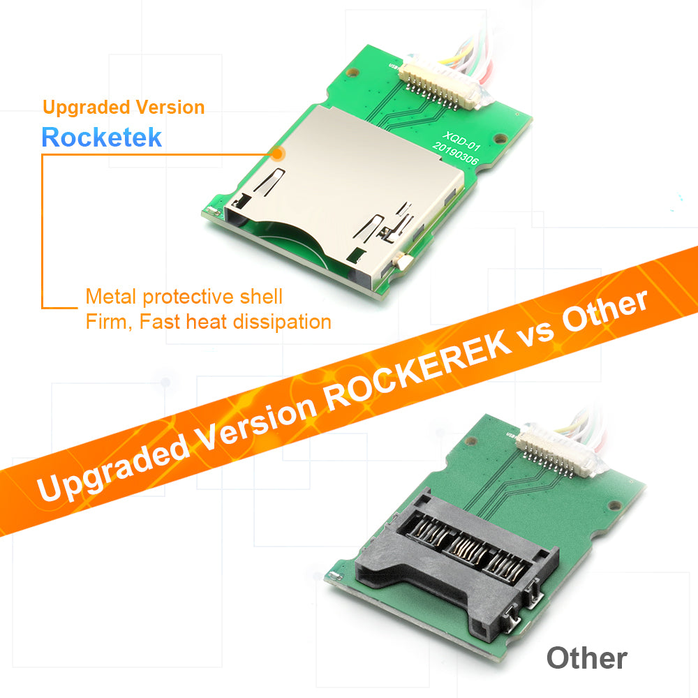 ROCKETEK CR311-A 5Gbps High Speed USB3.0 XQD M/G Card Reader USB Adapter