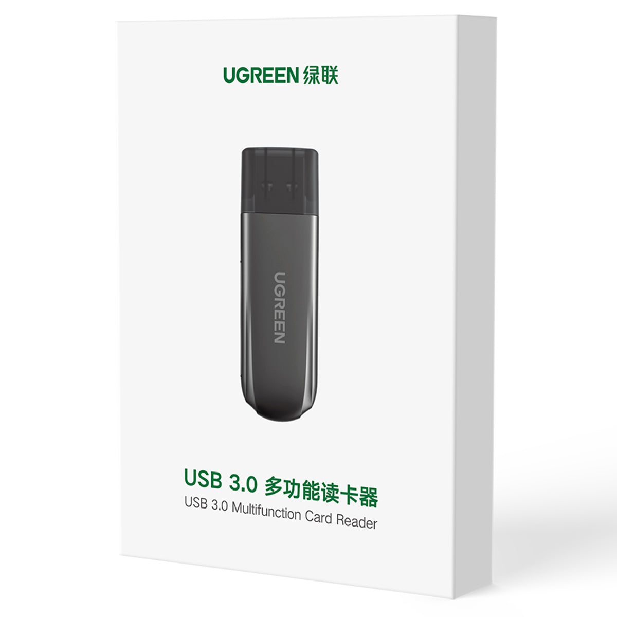 UGREEN 10911 USB 3.0 to TF/for SD Memory Card Reader 2-Card Reading + Writing Simultaneously