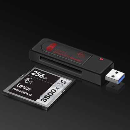 KAWAU C302 USB 3.0 CFast2.0 Card Reader for Canon 1 DX Mark II / Canon C300 Mark II