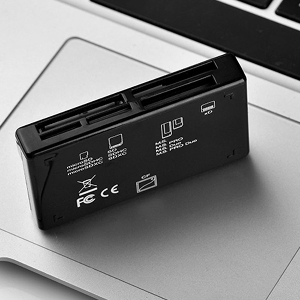 KAWAU C235 USB 2.0 6-In-1 Multi-Card Reader for SD / TF / CF / MS / M2 / XD 480Mbps Fast Transmission Memory Card Reader Hub