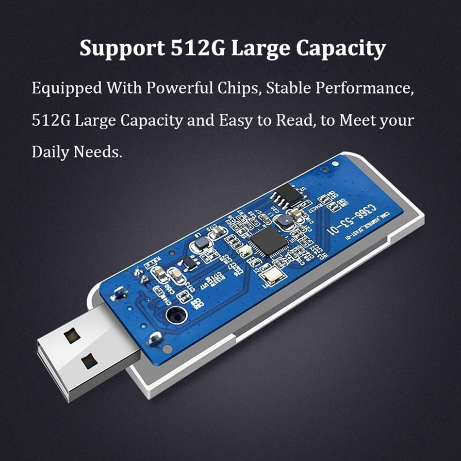 KAWAU C201 USB 2.0 CF Memory Card Reader 60MB / s High Speed 512GB Maximum Supported Memory Capacity