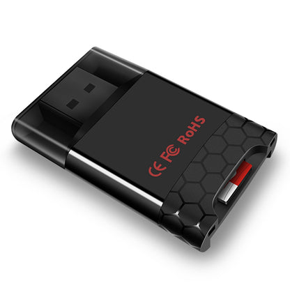 KAWAU C362 2 in 1 USB 3.1 to SD / TF Card Reader Adapter for SD / TF UHS-II 4.0 Memory Cards