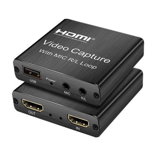 USB 2.0 Video Capture Card with Mic R/L Loop