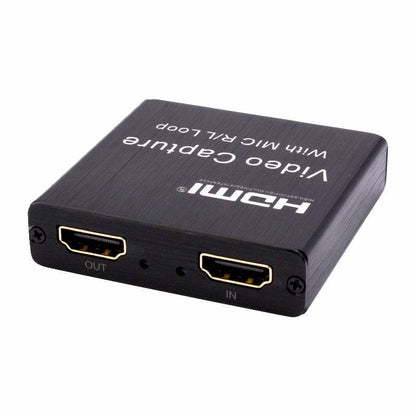 USB 2.0 Video Capture Card with Mic R/L Loop