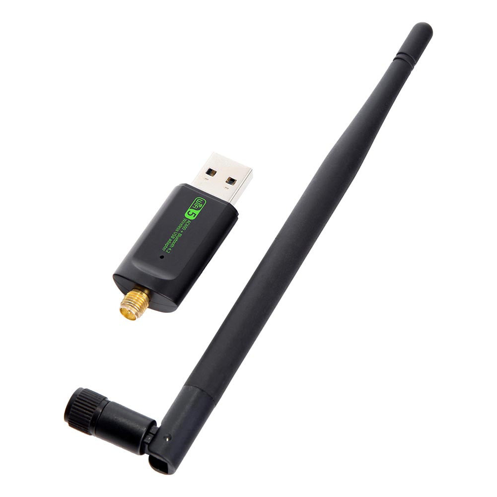 Bluetooth WiFi Adapter USB Antenna Dongle Ethernet 600Mbps Dual Band Wireless Network Card