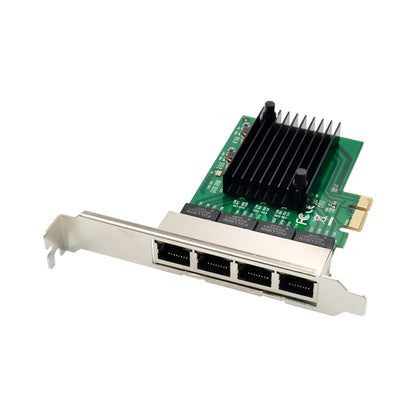 4 RJ45 Ports Gigabit Network Card PCI-E X1 Interface Ethernet LAN Adapter Card RTL8111F PCI-E Controller