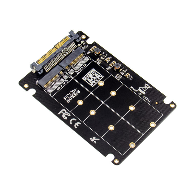 U.2 to M.2 NVMe SSD Adapter Solid State Drive Expansion Card M.2 B+M Conversion Card 2280