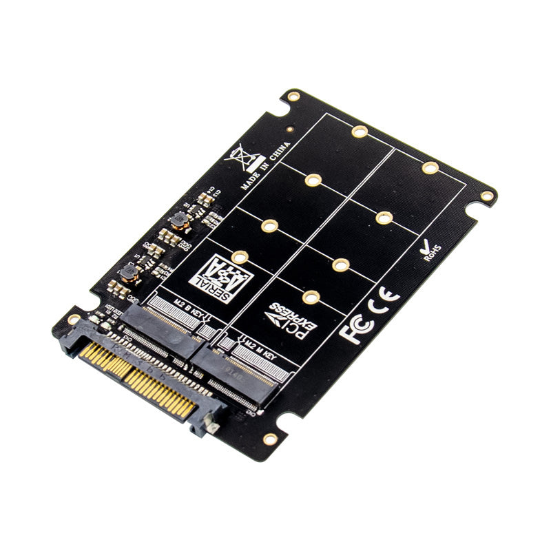 U.2 to M.2 NVMe SSD Adapter Solid State Drive Expansion Card M.2 B+M Conversion Card 2280