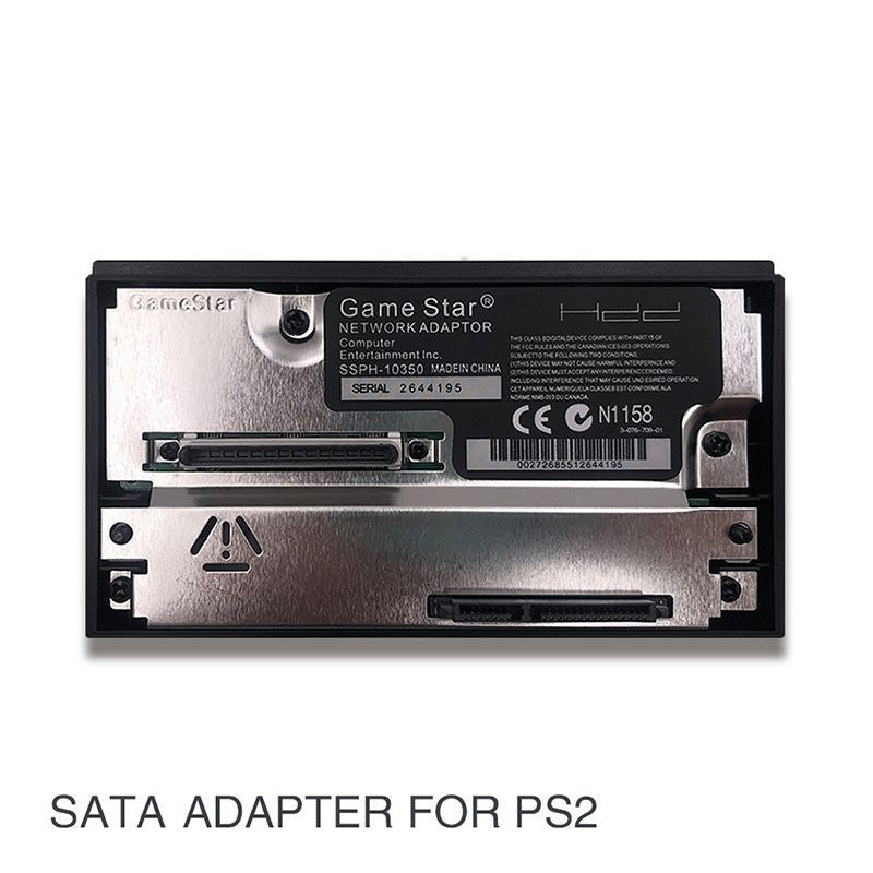 GAMESTAR PS2 IDE Network Card SATA Interface Network Adapter Universal Parallel Port PS2 Network Card Compatible with 2.5 / 3.5-inch SATA HDD, SSD