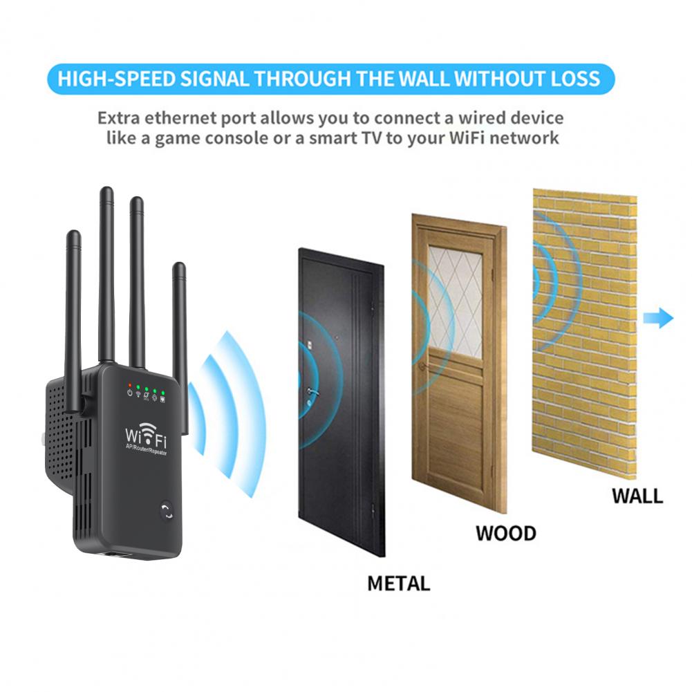 U9 Wireless Repeater 3-in-1 Function Wi-Fi Signal Booster 300Mbps WiFi Extender