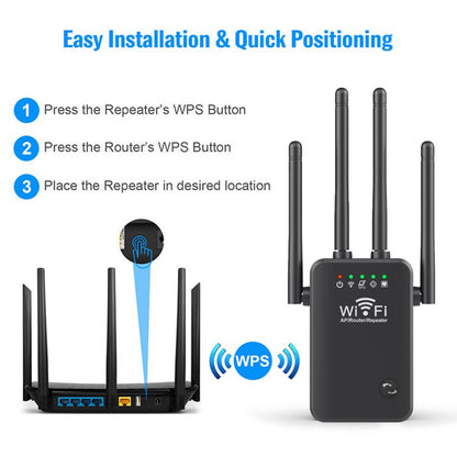 U9 Wireless Repeater 3-in-1 Function Wi-Fi Signal Booster 300Mbps WiFi Extender