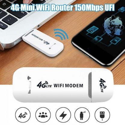 4G LTE B1 / B3 / B5 USB Modem WiFi Dongle 150Mbps Mini Mobile WiFi Hotspot Router