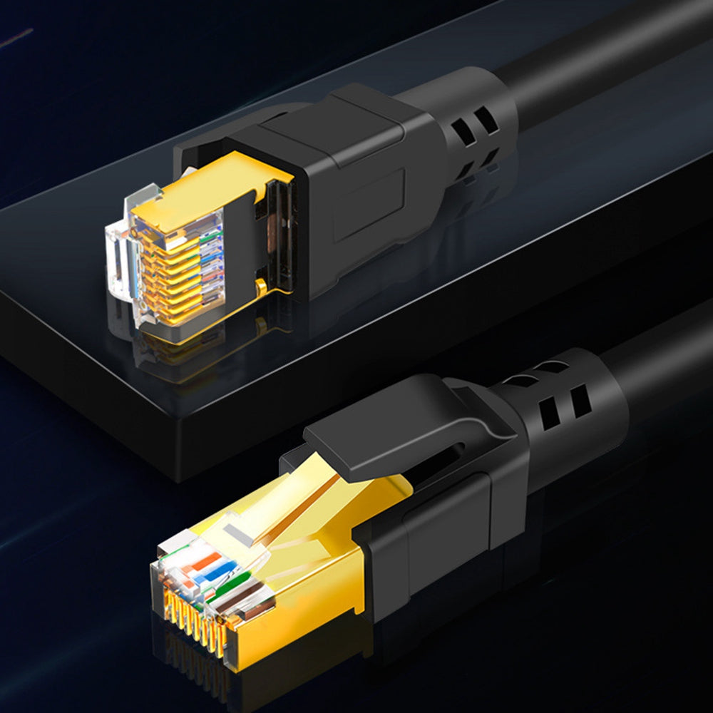 CABLECREATION CL0315 1m 40Gbps 2000Mhz High Speed Gigabit Shielded SFTP LAN Network Internet Cable Cat8 Ethernet Cable