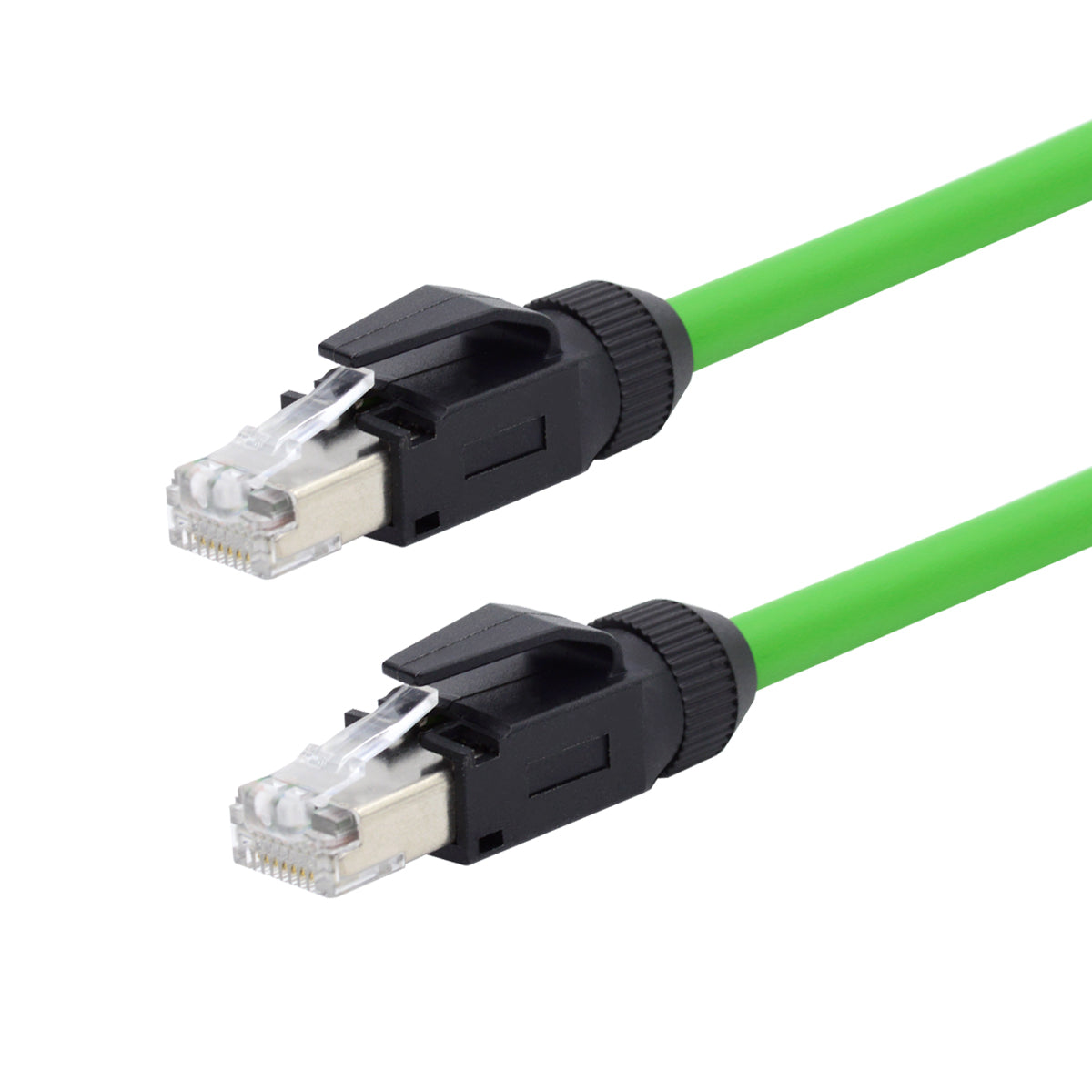 UT-006-1.0M High Flex Robotic RJ45 Cat 6 Ethernet Cable Network LAN Wire Patch Cord 1000Mbps for Router Automation (Assembled and Shielded)