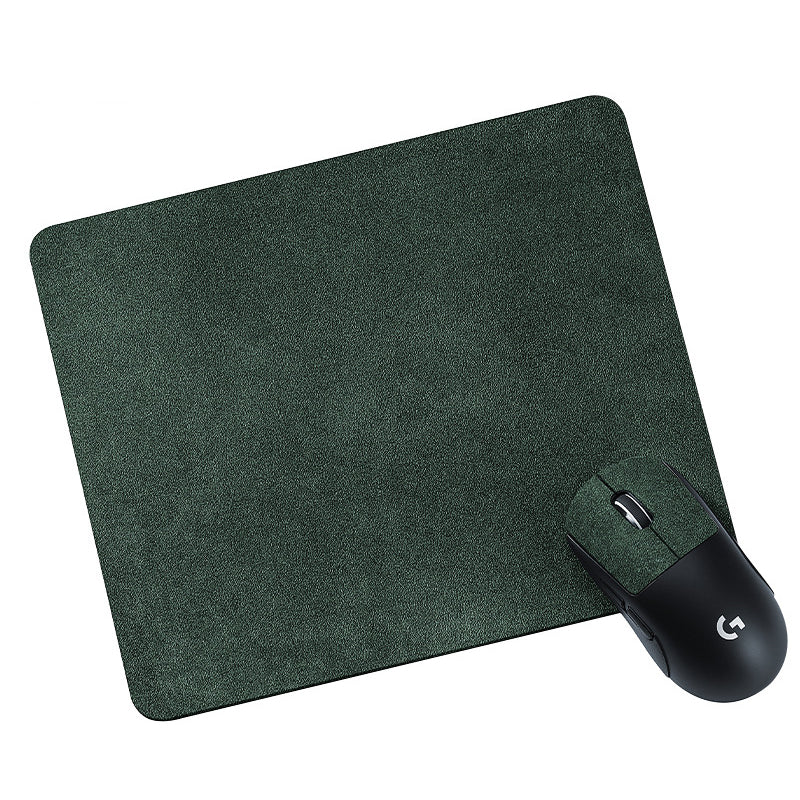 Suede Leather Mouse Pad Non-Slip Base Gaming Working Mousepad Mouse Mat, Size: 30x24cm