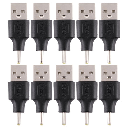 10Pcs DC Power Plug 2.5 x 0.7mm Male To USB 2.0 Male Adapter