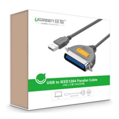 UGREEN 1.5m USB to DB36 IEEE1284 Male to Female Connector Centronics Parallel Printer Cable Adapter