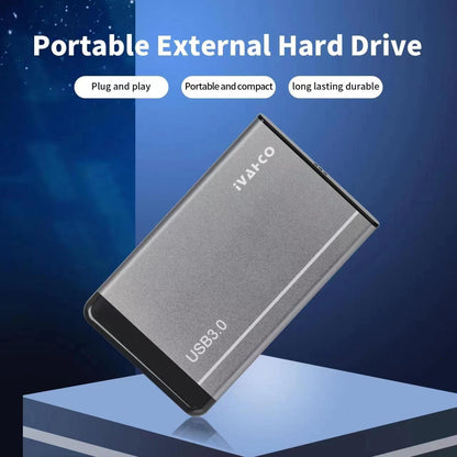 IVAHCO 1TB 2.5&quot; HDD External Case USB3.0 Hard Disk Enclosure Matte Hard Drive Box with Data Cable