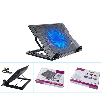 NB339 5-Gear Height Adjustable Laptop Cooling Base USB Radiator Notebook Fan Cooler Stand