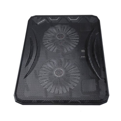 N130 Mute Laptop Cooling Pad Stand Notebook Router Heat Dissipation Fan Cooler with LED Light