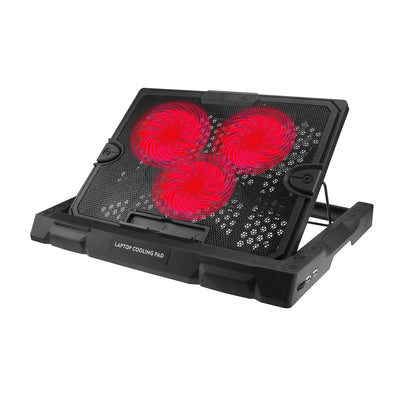 S300 3-Fan Laptop Cooling Stand Desktop Adjustable Wind Speed Notebook Fan Cooler