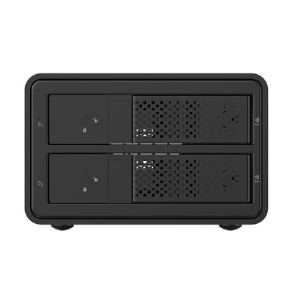 ORICO 9528U3 2-Bay USB 3.0 to SATA 3.5 inch External Hard Drive Enclosure Support 32TB Aluminum Alloy HDD Enclosure for Mac  /  Linux  /  Windows