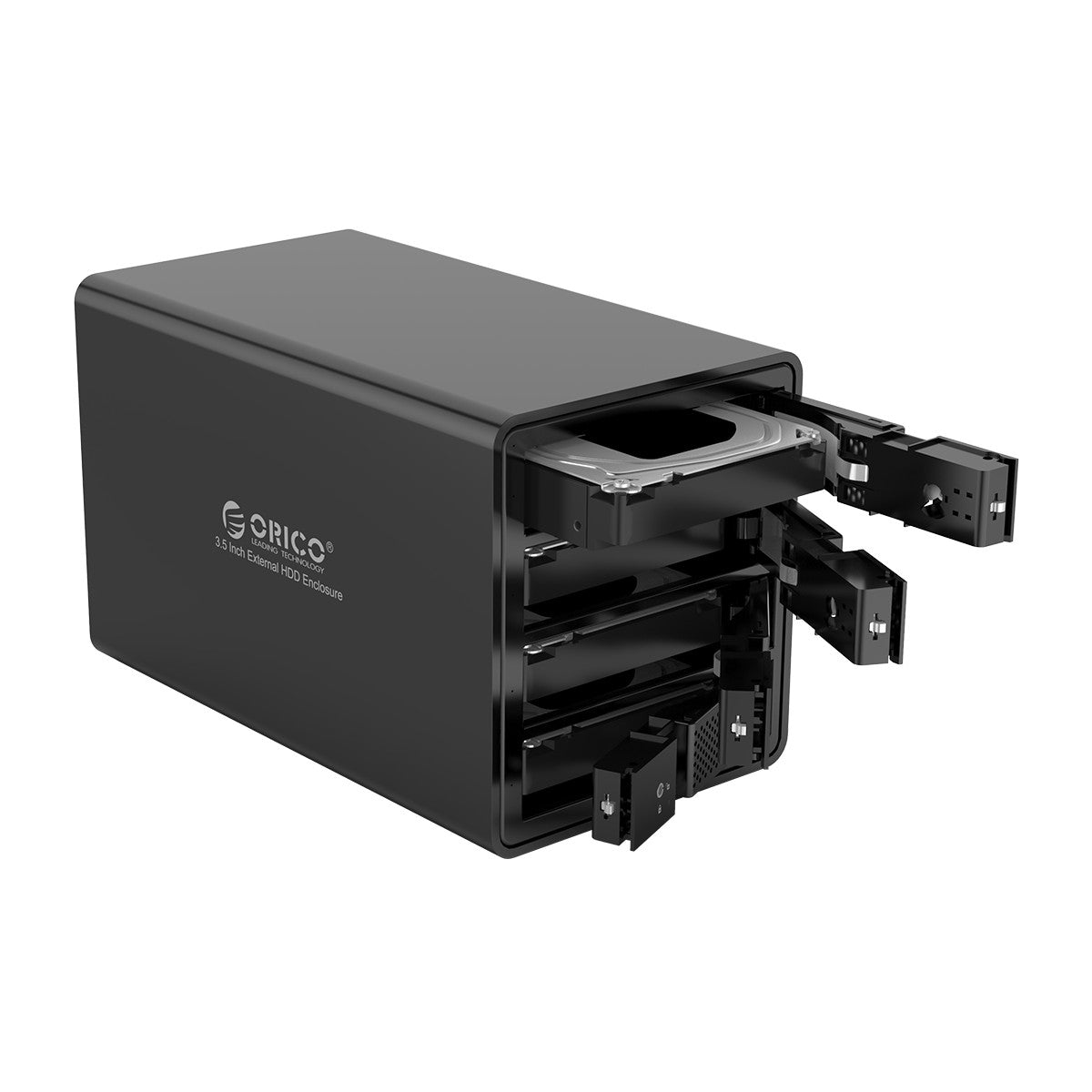 ORICO 9548RU3-BK 4 Bay 3.5 inch HDD Docking Station USB3.0 to SATA Aluminum Alloy HDD Enclosure Case